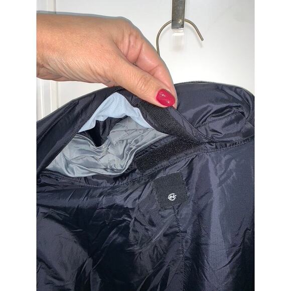 Nautica Competition Men's Black Windbreaker Jacket Size Large Casual - Picture 8 of 9